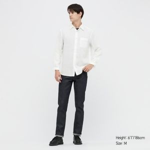Uniqlo Premium Linen Long Sleeve Shirt